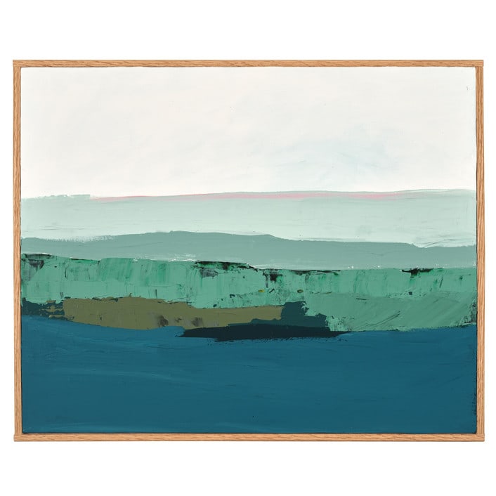 "Up The Coast" - Original Painting in multicolorassorted-colors by Caryn Owen