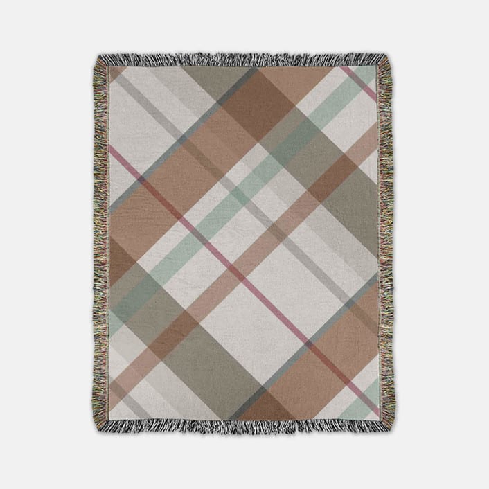Holiday Plaid-Soft Brown by Karbon Market