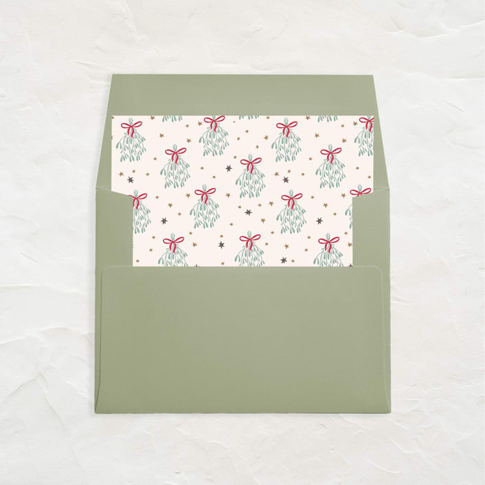 "A7 Envelope Liners Square Flap // Mistletoe (Set of 25)" - Envelope Liners in multicolorassorted-colors by Clover and Lamb