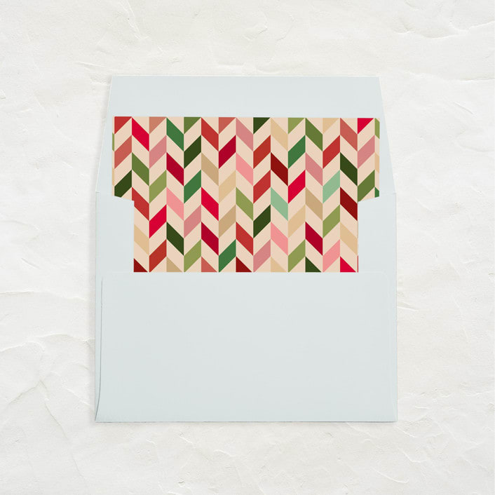 "A7 Envelope Liners Square Flap // Retro Christmas 2 (Set of 25)" - Envelope Liners in multicolorassorted-colors by Clover and Lamb