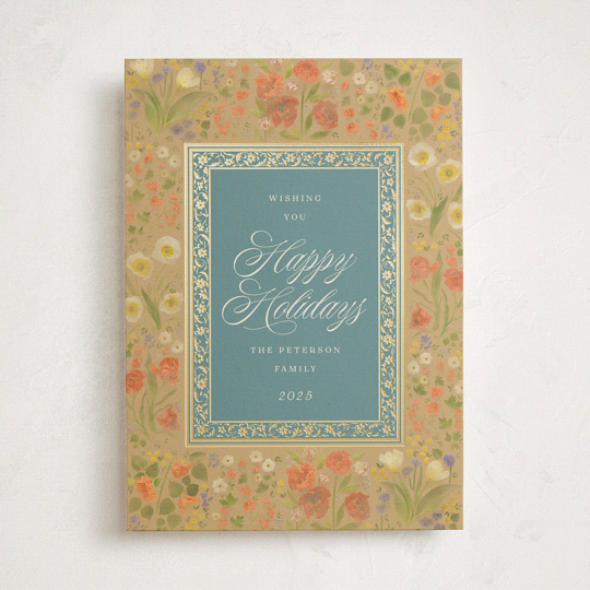"Pardis" - Minted x The Met Holiday Cards in Caramel by Robert and Stella - Front