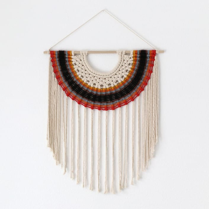 "aura" - Original Textile Art in multicolor by Bharti Trivedi