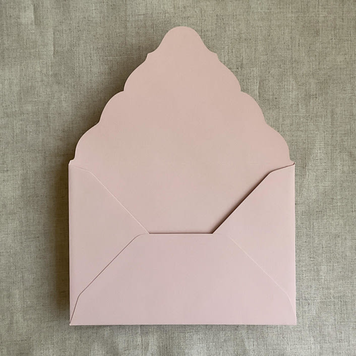 "Cipria A7 Venetian  Flap Envelope | Pack of 25" - Envelopes in pink by Ivory Invitations