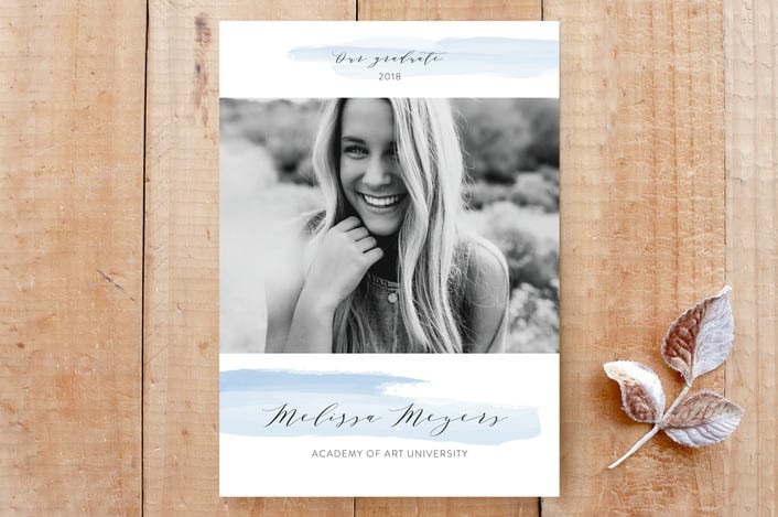 "Art of graduation" - Stationery in Ocean by frau brandt - Front