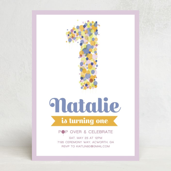 "Rainbow Balloon Mosaic" - Stationery in Sunset Burst by Kristen Boban - Front