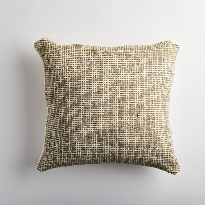 Cocuy Olive Green Pillow by Tatiana Ordoñez