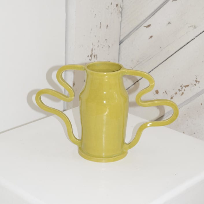 Curvy Amphora Vase by KuuPottery
