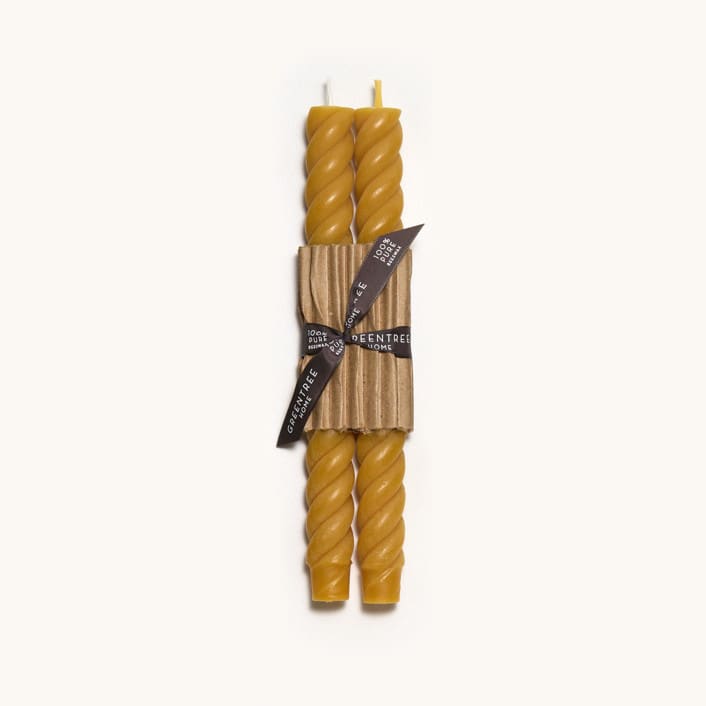 10 Rope Tapers (pair) Natural by Jessie Green