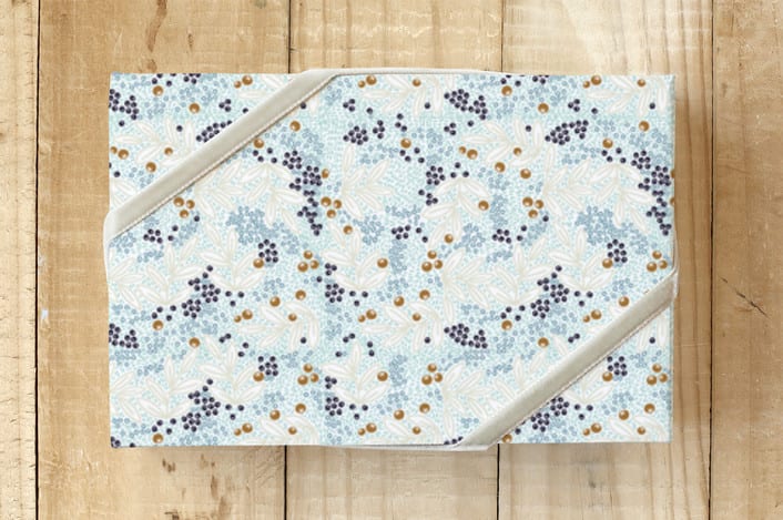 "Snow Holidays" - Wrapping Paper in winter by Phrosné Barwood - Front