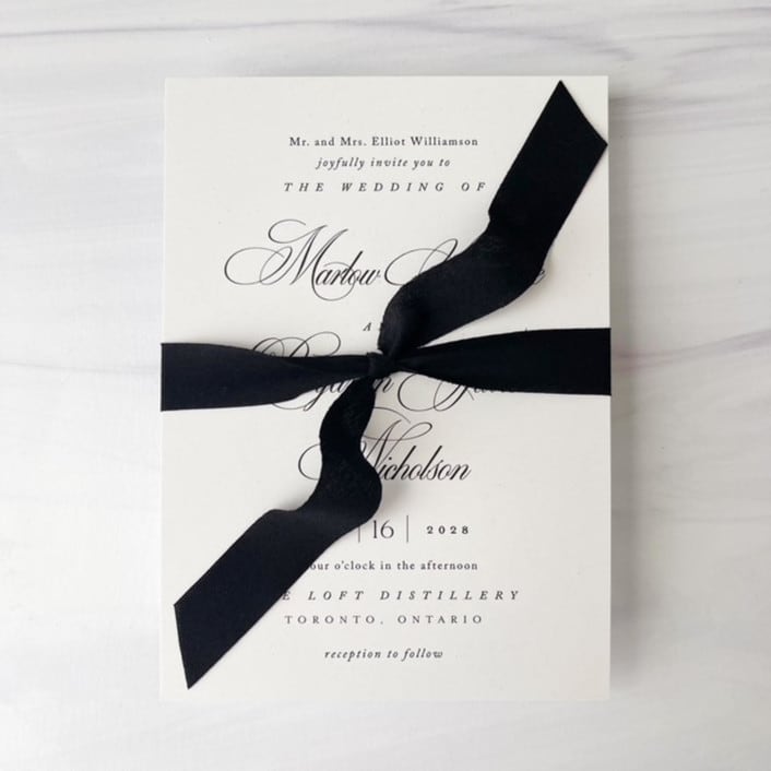 "3/4" x 5 Yards Cotton Ribbon - Black" - Ribbons in black by Honey Silks Co