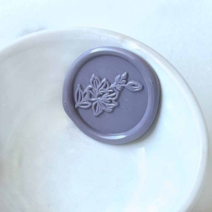 "Magnolia Branch Wax Seals  Pack of 10, Customizable Color" - Wax Seals in multicolorassorted-colors by Abby Choi