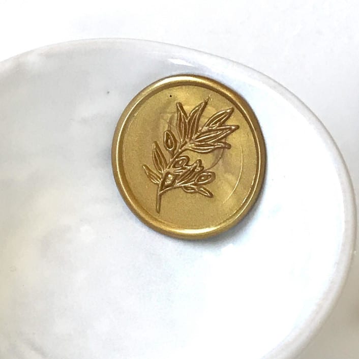 "Olive Branch Wax Seal Pack of 10, Customizable Color" - Wax Seals in multicolorassorted-colors by Abby Choi