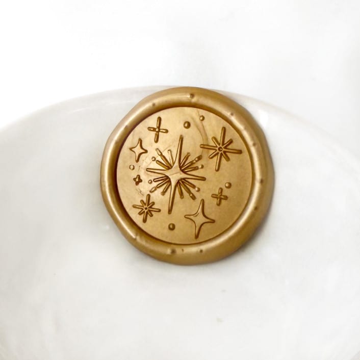 "North Star Wax Seal, Pack of 10, Customizable Color" - Wax Seals in multicolorassorted-colors by Abby Choi