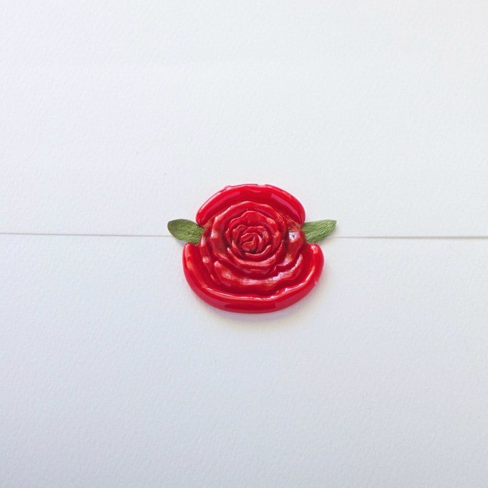 "Primrose with Dried Botanicals-Customizable Color-  Hand-crafted Wax Seals- Set of 25" - Wax Seals in multicolor by Inkspiringletters