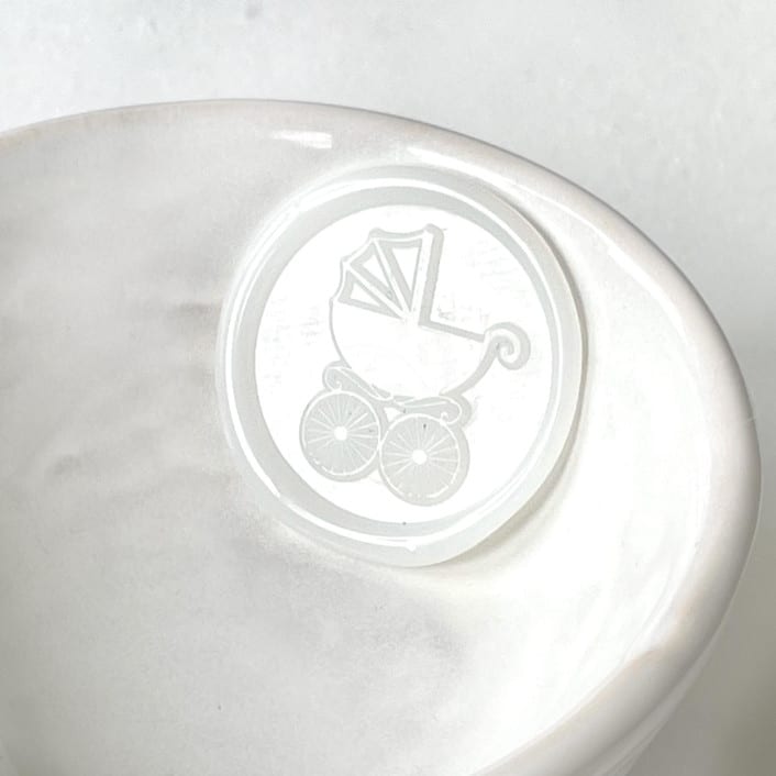 "Baby Pram Seals  Pack of 10, Customizable" - Wax Seals in multicolorassorted-colors by Abby Choi