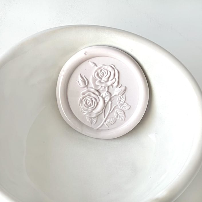 "Antique Roses Wax Seal, Pack of 10, Customizable Color" - Wax Seals in multicolorassorted-colors by Abby Choi