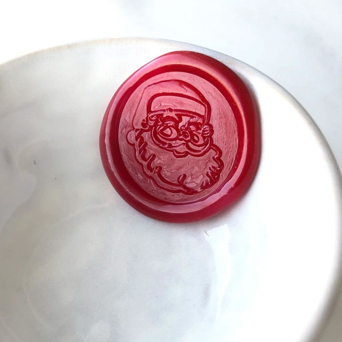 "Santa Claus Wax Seals, Pack of 10, Customizable Color" - Wax Seals in multicolorassorted-colors by Abby Choi