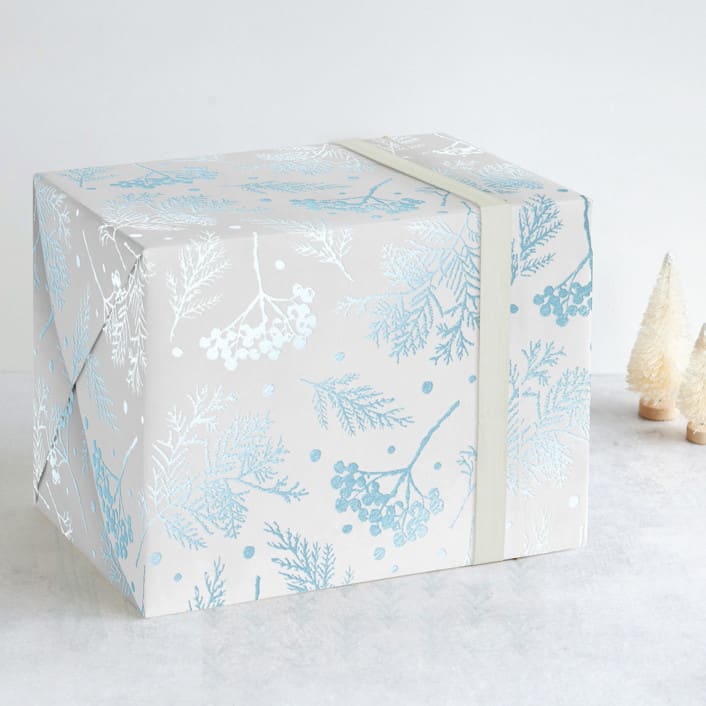 "Icy Winter" - Wrapping Paper in Ice by frau brandt - Front
