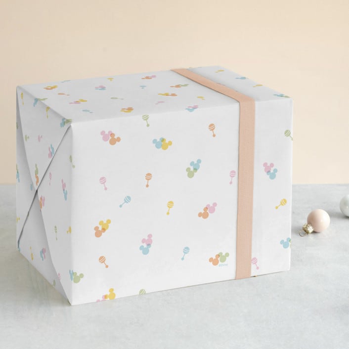 "Disney's Mickey Confetti" - Wrapping Paper in Candy Apple by Ellen Schlegelmilch - Front