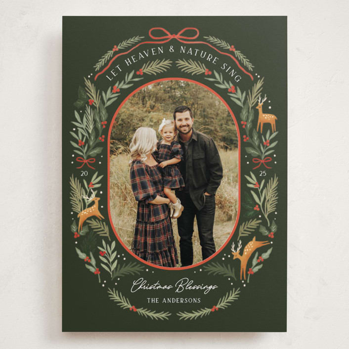 "Heavenly Nature" - Holiday Cards in Forest by Elly - Front