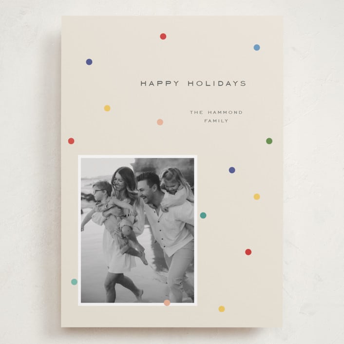 "Dotura" - Holiday Cards in Cookie Dough by Jelena Vuletic - Front