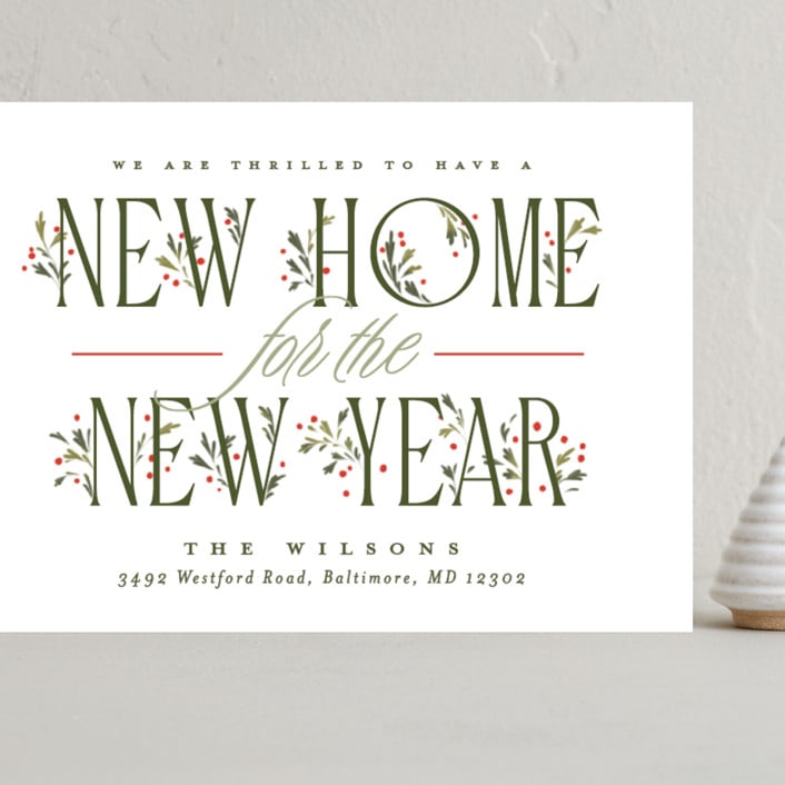 "Hearth" - Holiday Cards in Festive by Erin L. Wilson - Front