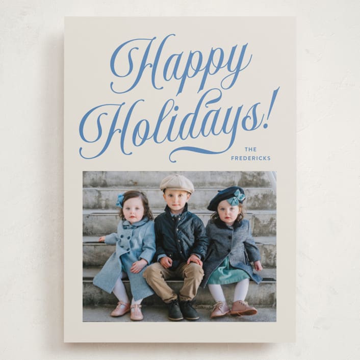 "Durham" - Holiday Cards in Sky by Jackie Crawford - Front