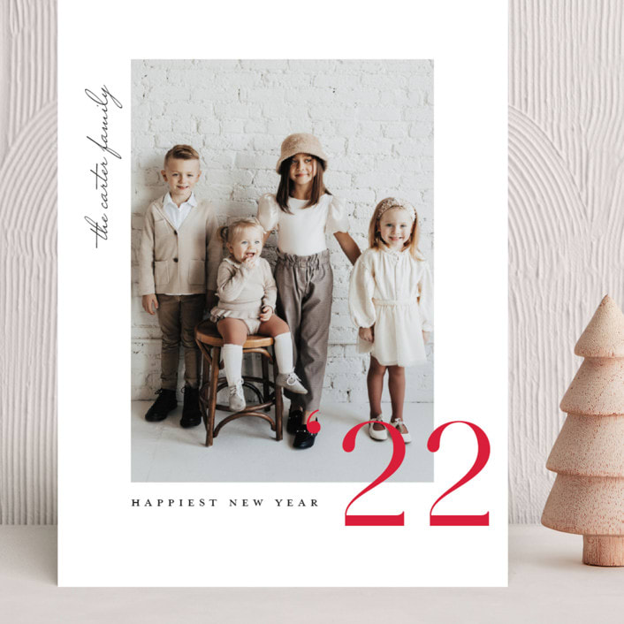 "abbreviate" - Holiday Cards in Snow by Summer Winkelman - Front