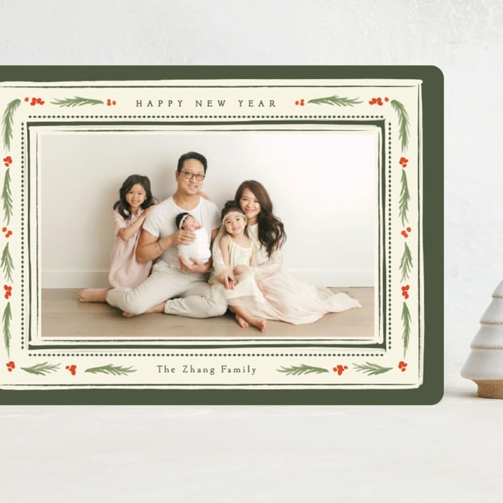 "Dresden" - Holiday Cards in Pine by Robert and Stella - Front