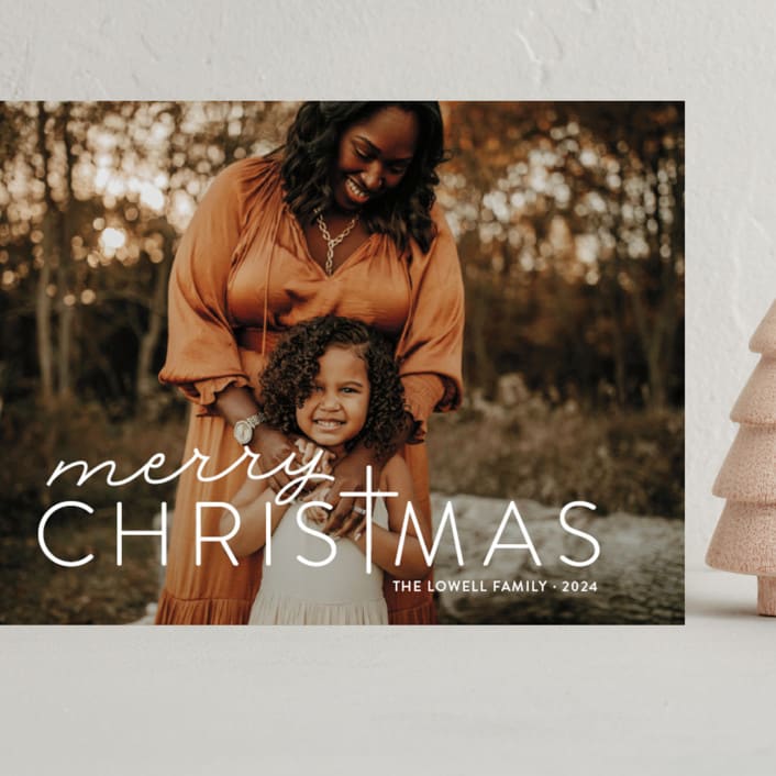 "Merry Crossmas" - Holiday Cards in Snow by Sarah Brown - Front