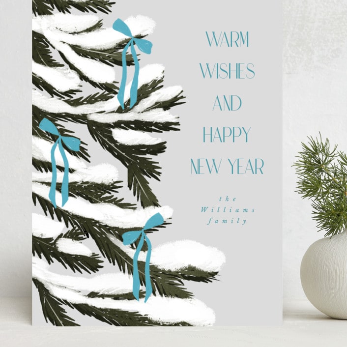 "Christmas tree" - Holiday Cards in Ice by Maja Cunningham - Front