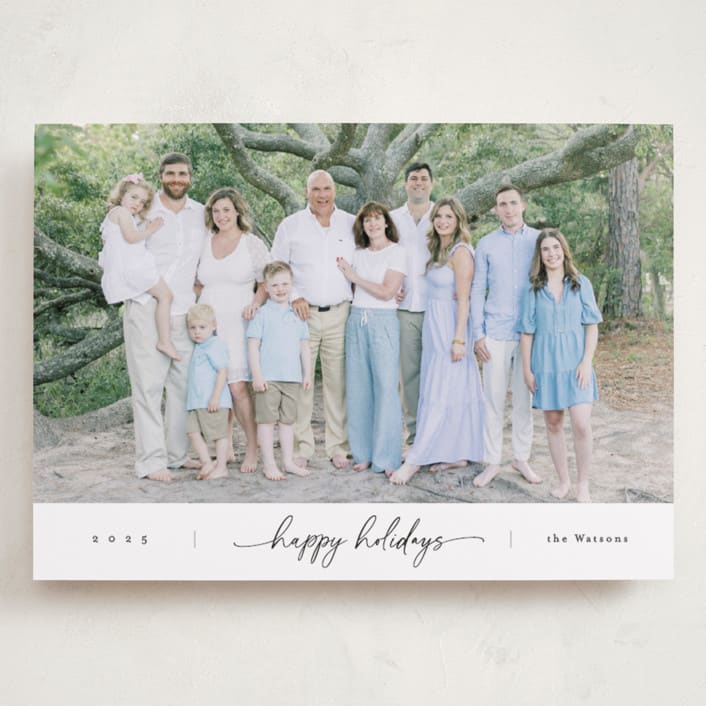 "Together" - Holiday Cards in Winter by Christy Hy Lee - Front