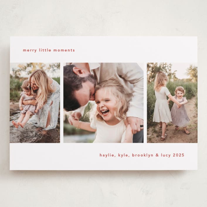 "merry little moments" - Holiday Cards in Marshmallow by Mary Kay Garttmeier - Front