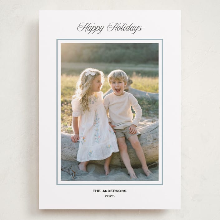 "Heath" - Holiday Cards in Sky by Annie Shapiro - Front