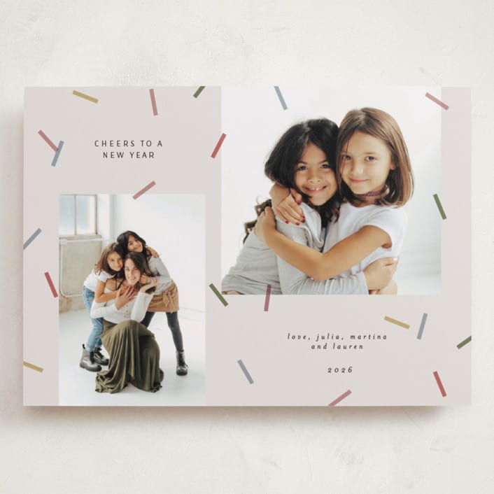 "Sparks!" - Holiday Cards in Eggnog by Pati Cascino - Front