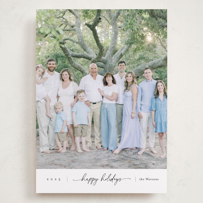 "Together" - Holiday Cards in Winter by Christy Hy Lee - Front