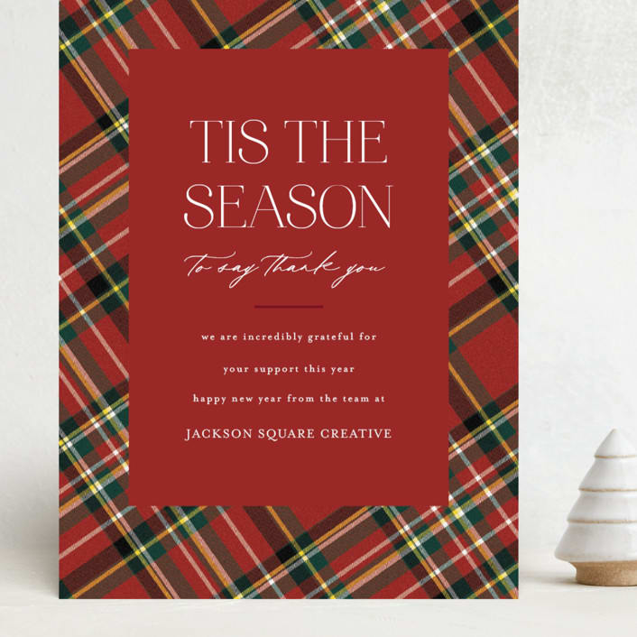 Tis The Season Plaid by Ashlee Townsend