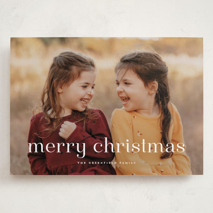 "Quartz" - Holiday Cards in Blizzard by Wildfield Paper Co - Front