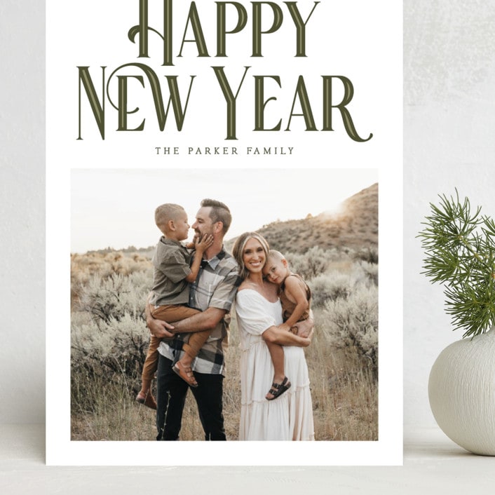 "Darcy" - Holiday Cards in Snow by Robert and Stella - Front