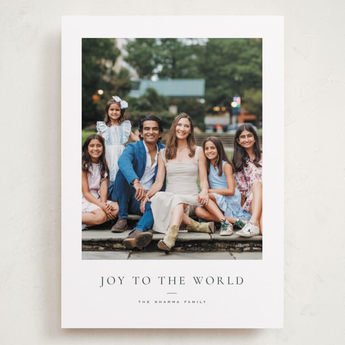 "Daisies" - Holiday Cards in Pine by Wildfield Paper Co - Front