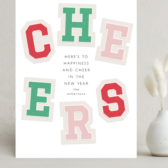 "Cheer leader" - Holiday Cards in Festive by Lea Delaveris - Front