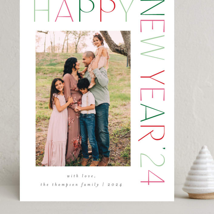 "Candy Frame" - Holiday Cards in Gum Drops by AK Graphics - Front