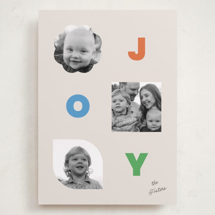 "shapes" - Holiday Cards in Bright by Jessica Yeo - Front