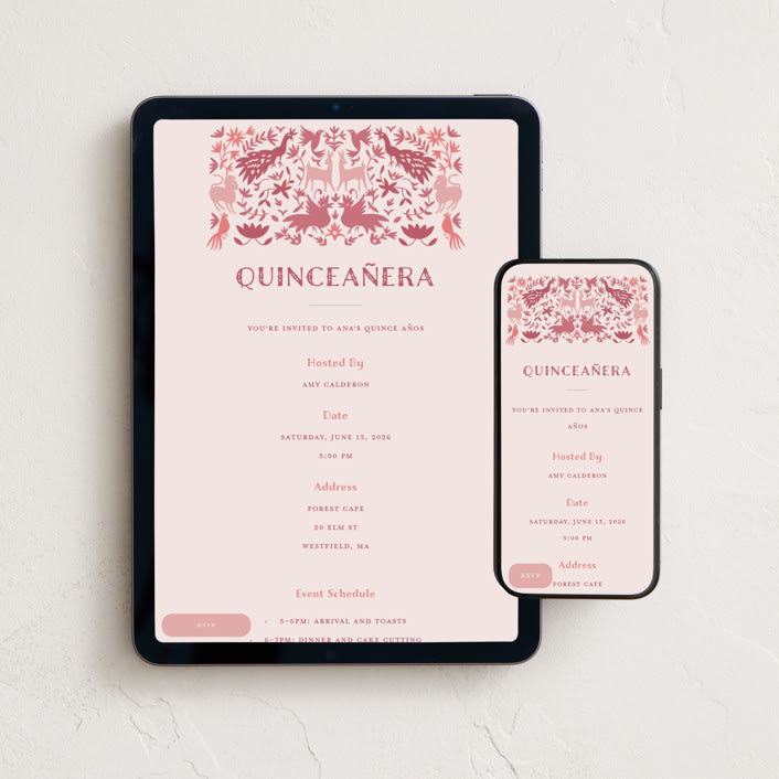 "Otomi" - Online Religious Milestone Invitations in Petal by Teju Reval - Mobile + desktop layout