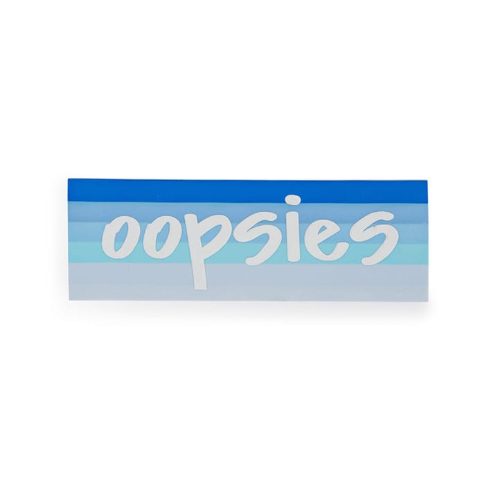 "Blue Oopsies Eraser - Set of 1" - Party Favors in blue by Jollity and Co