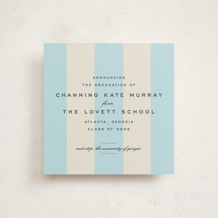 "Campania" - Graduation Announcements in Lion by Megan Davis - Front