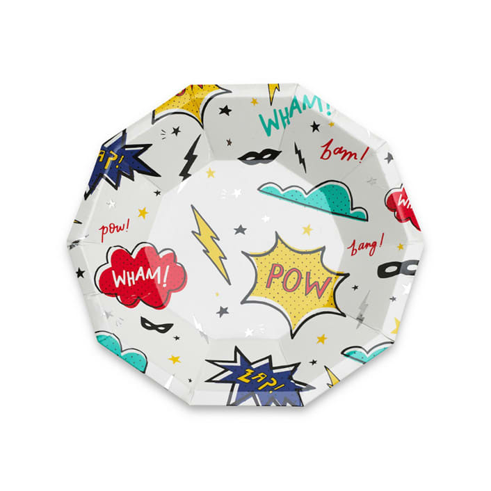 Superhero Small Plates by Jollity and Co