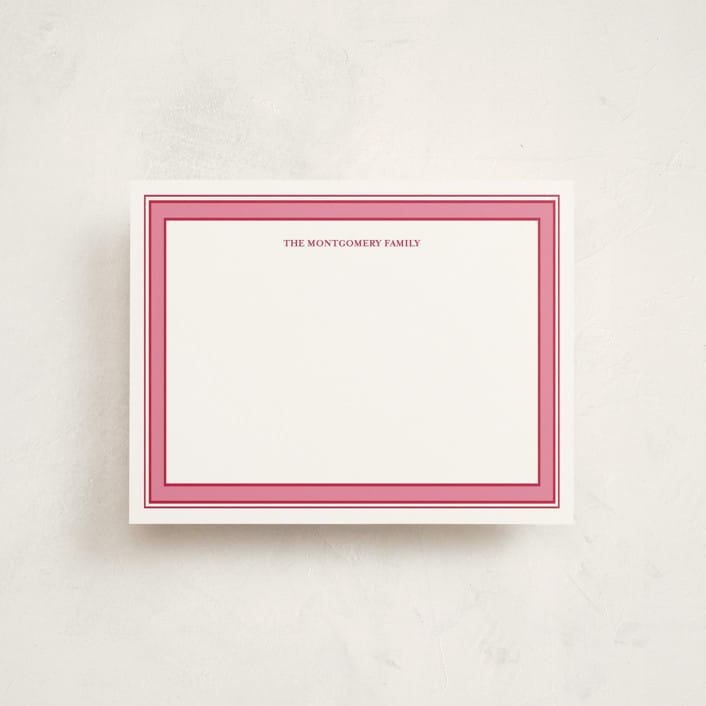 "Colorful Wishes" - Personalized Stationery Cards in Gumdrop by Alston Foster - Front