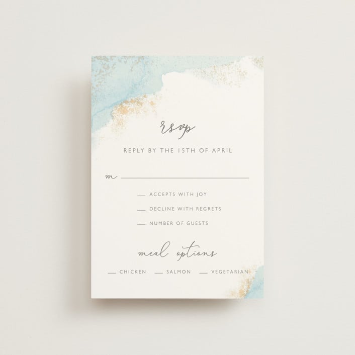 "My tenderness" - RSVP Postcards in Topaz by Helen Halik - Front