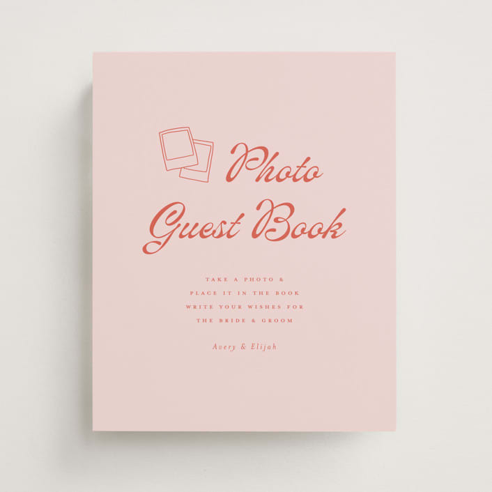 "Prep School" - Reception Signs in Petal by Morgan Kendall - Front